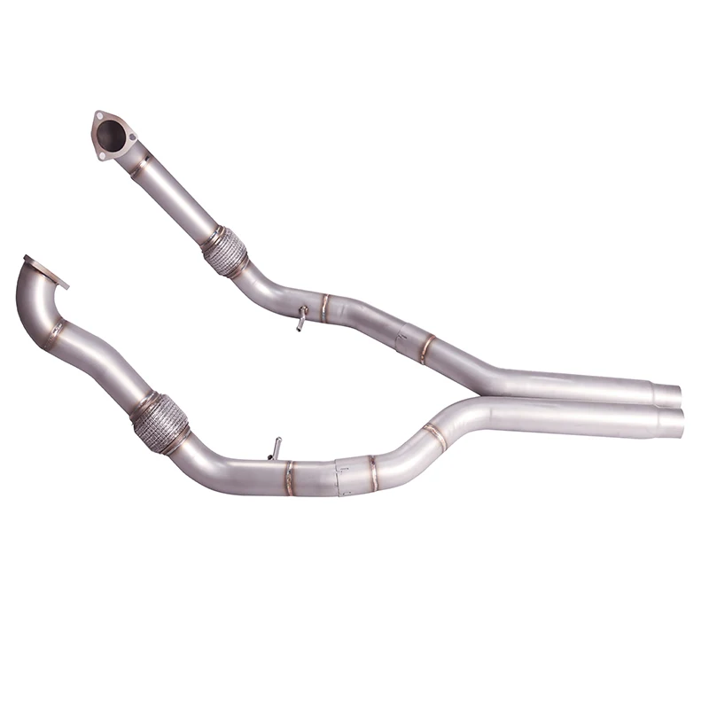 GFC High Performance Equal length Mid pipe For Audi S4 S5 B9 3.0T Racing Car Stainless Steel Exhaust Pipe