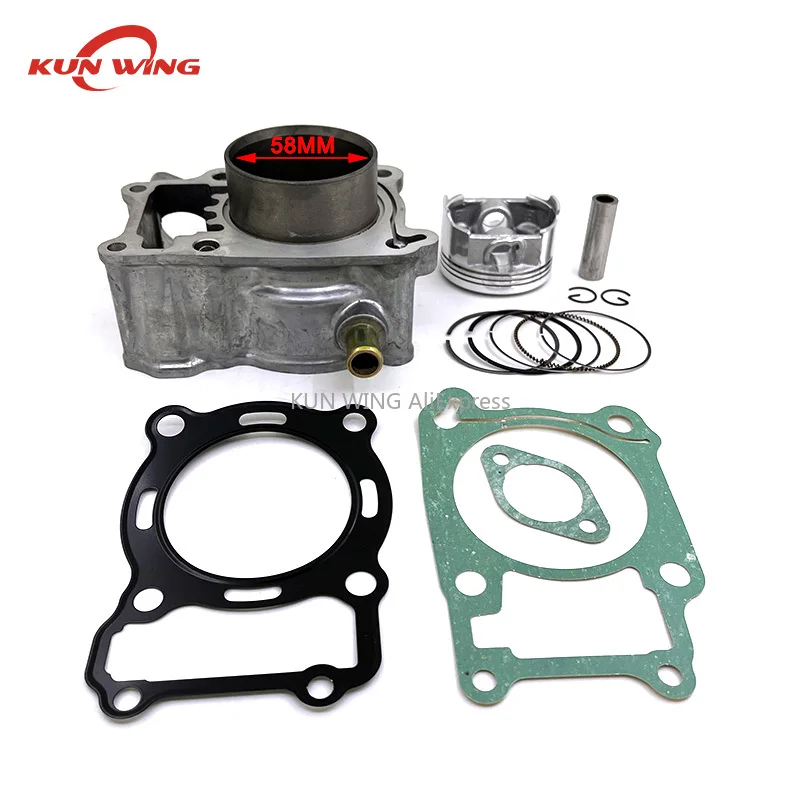 

58mm Bore Cylinder Piston Kit for Honda CBR125 CBR125R CBR 125 04-17 Sonic 125 12100-KGH-900 Motorcycle Accessories