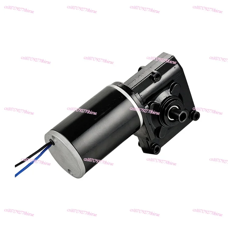 Dual Voltage 12V 24V 200W DC Gear Motor, 180RPM High Torque Low Speed Reduction Motor