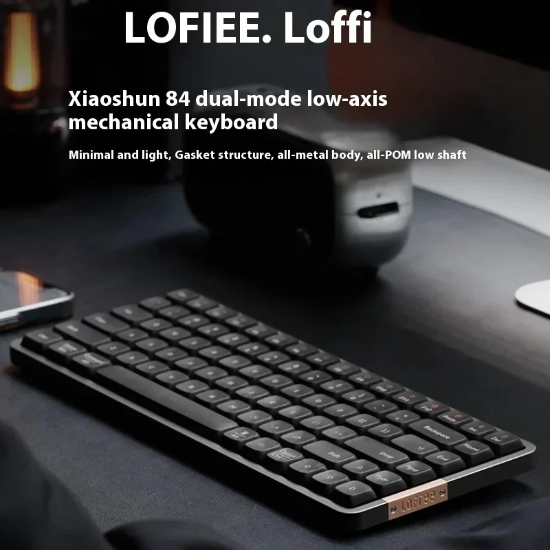 

Lofree Low Axis Mechanical Keyboard Wireless Bluetooth Mac Tablet For Apple Computer Ipad Games Office Multi-Scene Universal