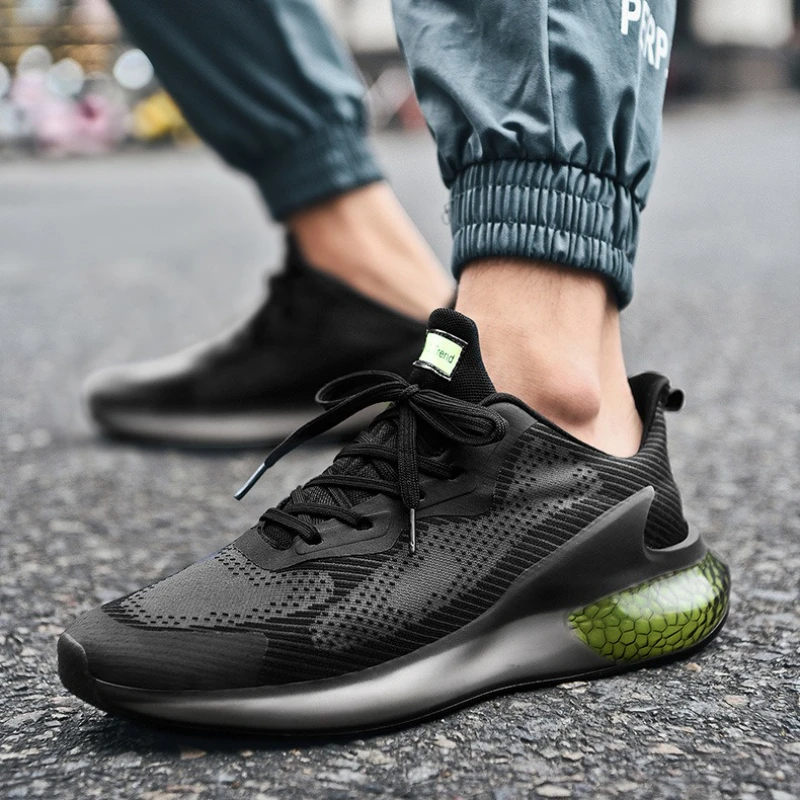 

Мужские кроссовки для бега, весенне-осенняя нескользящая повседневная дышащая уличная обувь для фитнеса