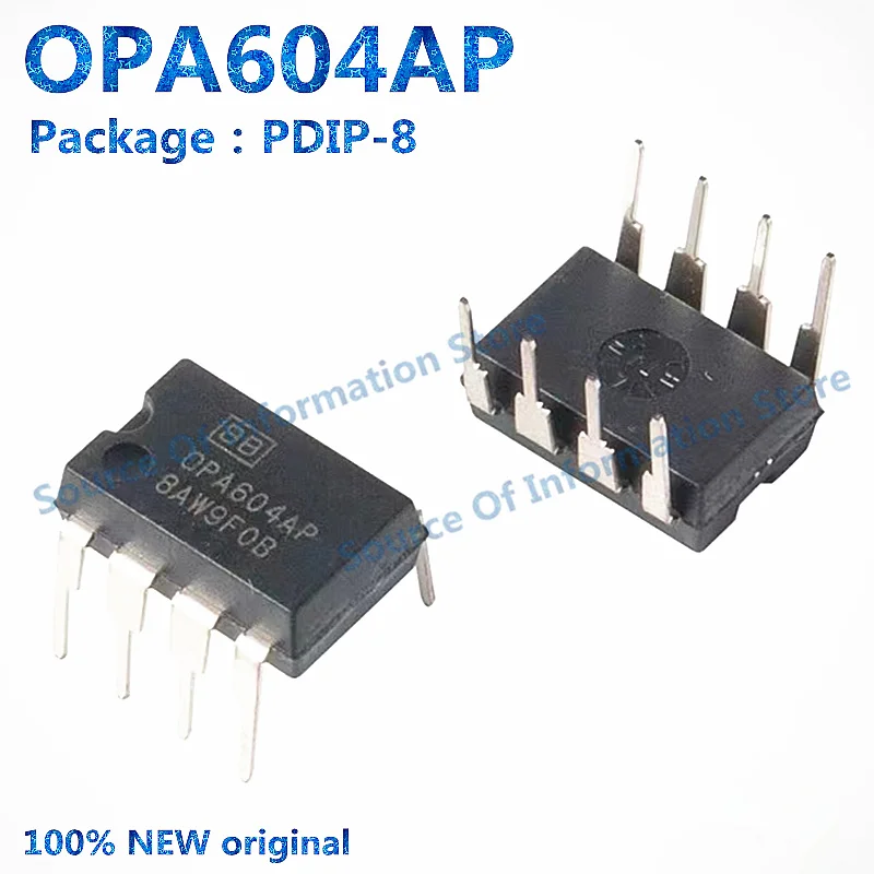 5Pcs OPA604AP Single-Ended Op Amp Audio Enthusiast High-Fidelity Operational Amplifier for Audio Applications