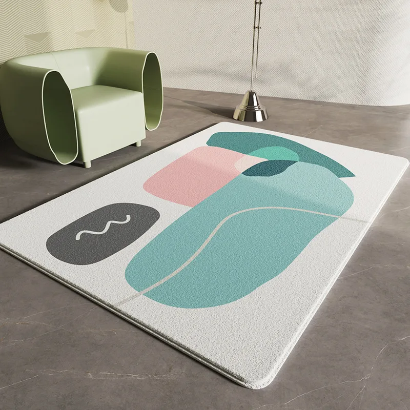 Ins Fluffy Carpet Kid Room Nordic Rugs and Carpet for Living Room Thick Soft Baby Play Mat Girl Cloakroom Bedroom Carpet Decor