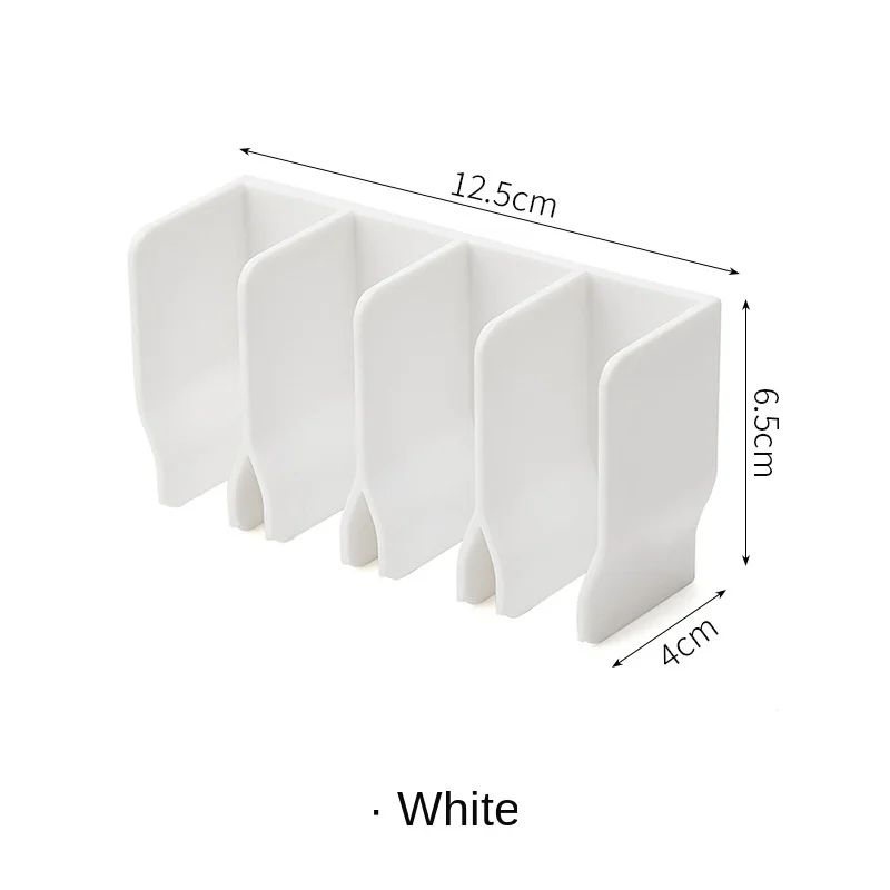 Wall-Mounted Non-Perforated Toilet Facial Cleanser Storage Rack Cosmetics Rack Mirror Cabinet Toothpaste Drain Holder