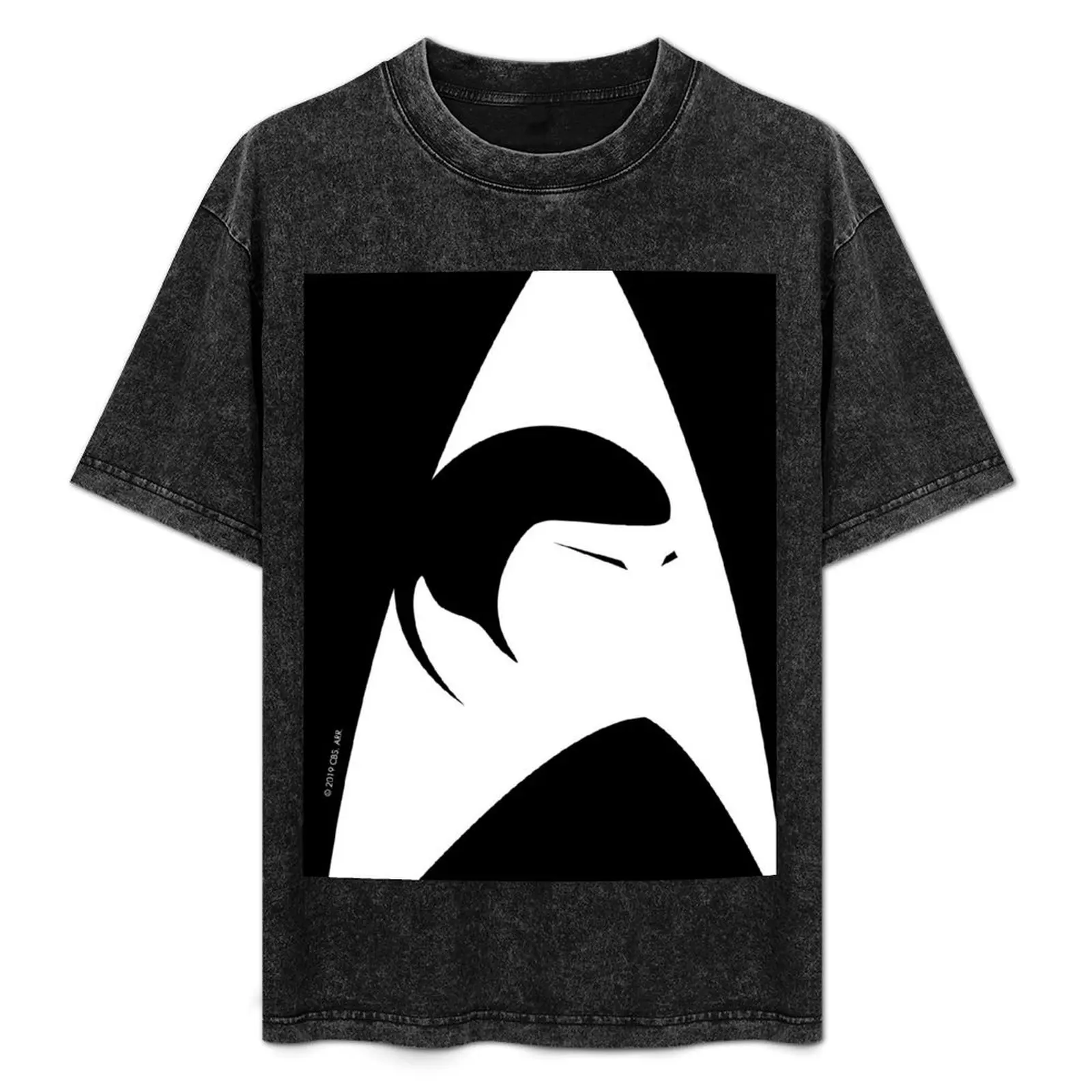 

Spock Fascinating Star Trek Original Series Transparent logo T-Shirt Independence Day Short Sleeve T-Shirt