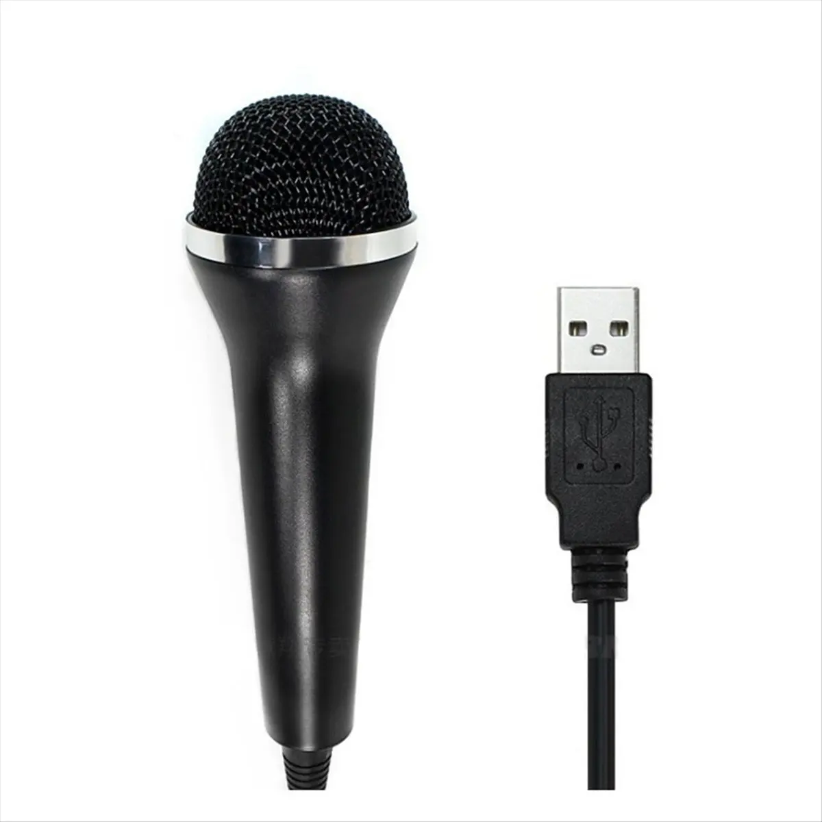 T28C Universal USB Wired Microphone Karaoke Mic for Switch Wii PS4 PS3 XBOX ONE/360/ PC/PS2