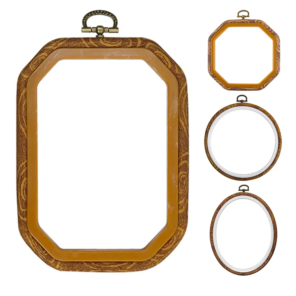 

4PCS Embroidery Hoop Set 14CM 12x15CM 11x15CM 14x14CM Mini Hoops for Ornaments Display DIY Craft Tools Cross Stitch