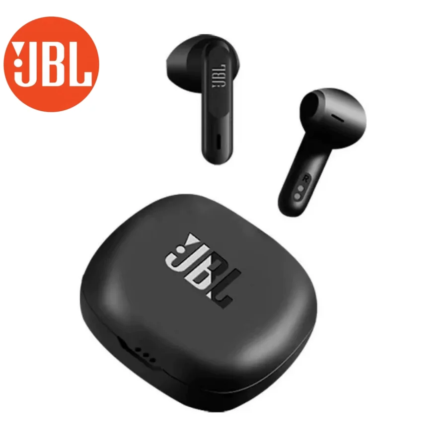 Écouteurs sans fil JBL Wave Flex reconditionnés, étanches IPX7, 20h d'autonomie, basses profondes, BT5.3, contrôle tactile, protection de câble