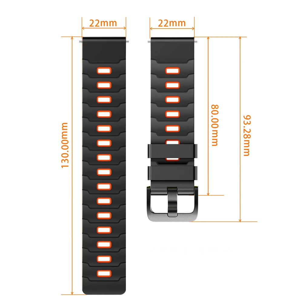 22 مللي متر سيليكون حزام لساعة هواوي GT6 46 مللي متر سوار رياضي كوريا GT 5 4 3 2 برو Garmin Venu 3 2 Vivoactive 4 الأساور الناعمة #5