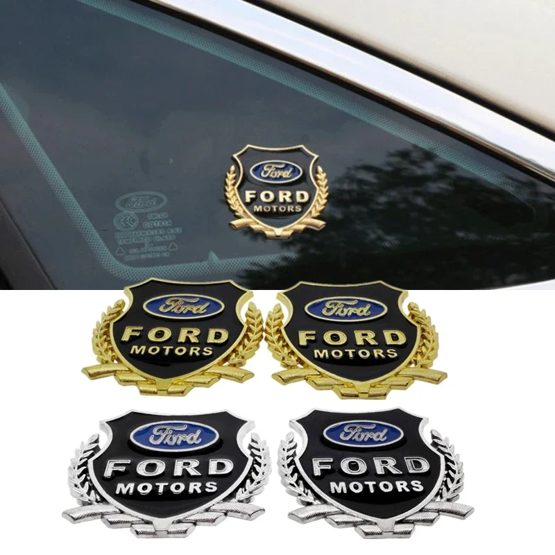 3D Car Emblem Side Badge Sticker Decal for Ford Focus Mondeo Kuga RANGER F150 Fiesta Escort Mustang Explorer Excape Edge Taurus