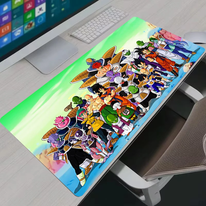 D-DRAGON B-BALL Anime Cool Mouse Pad for Office Gaming Playmat and Keyboards Speed Lock Edge Large Waterproof
