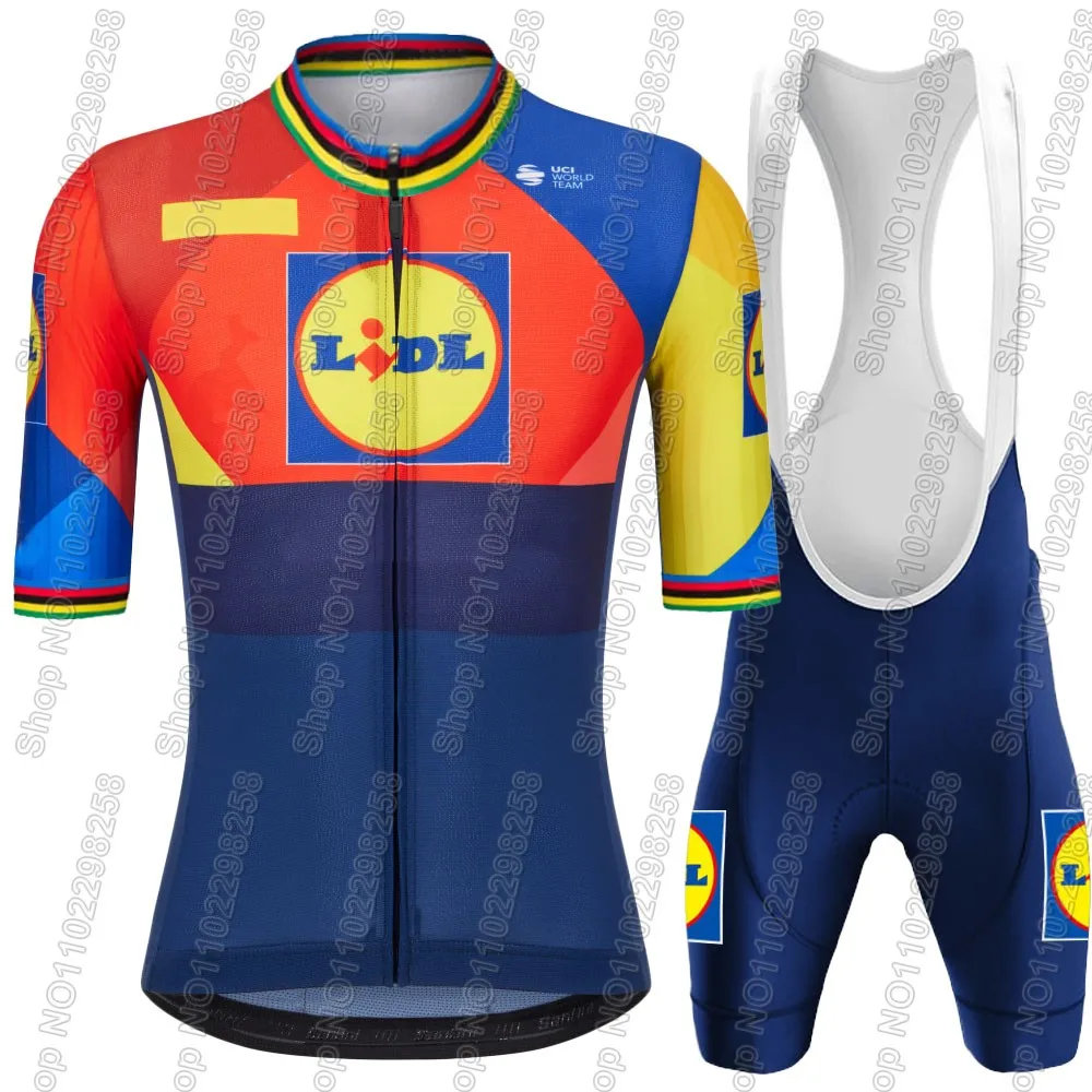 Lidl Team Cycling Jersey 2025 Set Pink Tour De Italia Italy Clothing Kit Road Bike Shirts Suit Bicycle Bib Shorts MTB Maillot