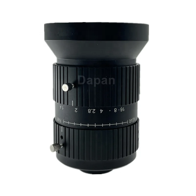 FA Lens 20.0Megapixel 1.1Inch 8mm Fixed Focal Length FA Lens F1.4 Aperture Manual Iris 12MP C Mount Camera Lens