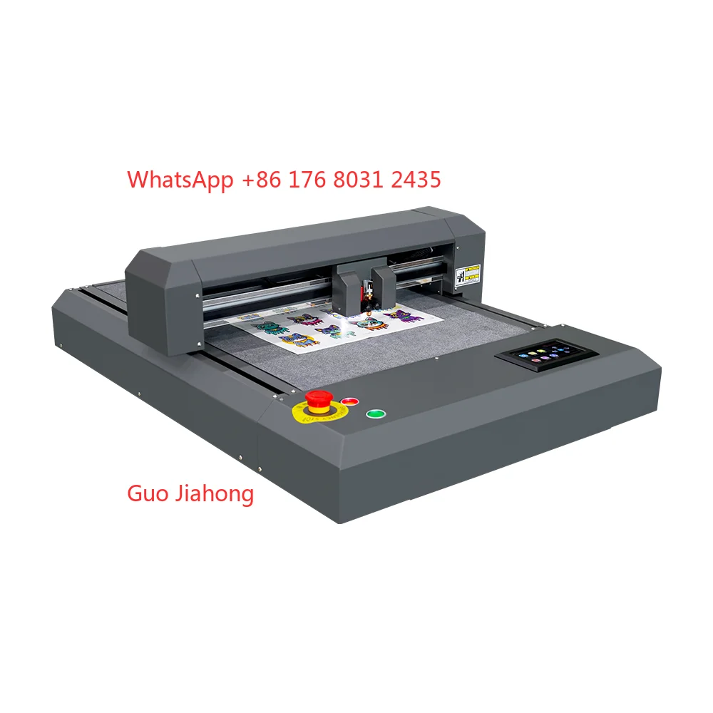 

Best Quality Servo Motor Double Blade Mini Flatbed Contour Cut Plotter for Vinyl Sticker Film Paper Cutting Area 500x350mm
