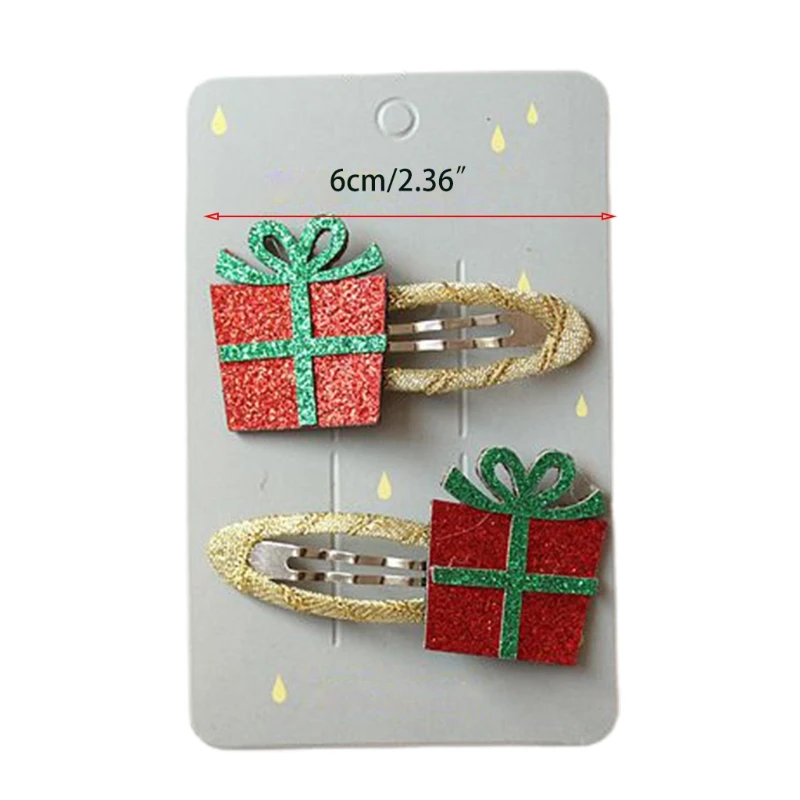 Xmas Hair Clips Christmas Gift Hair Clip Xmas Tree Hairgrips Ponytail Decor