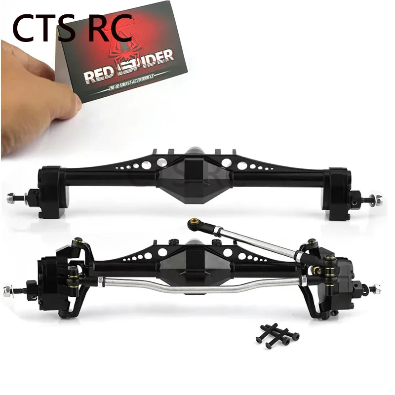 

Aluminum Alloy Front Rear Axle for 1/10 scx10iii RC Crawler Car Axial Capra 1.9 Unlimited Trail Buggy UTB Currie F9 Upgrade