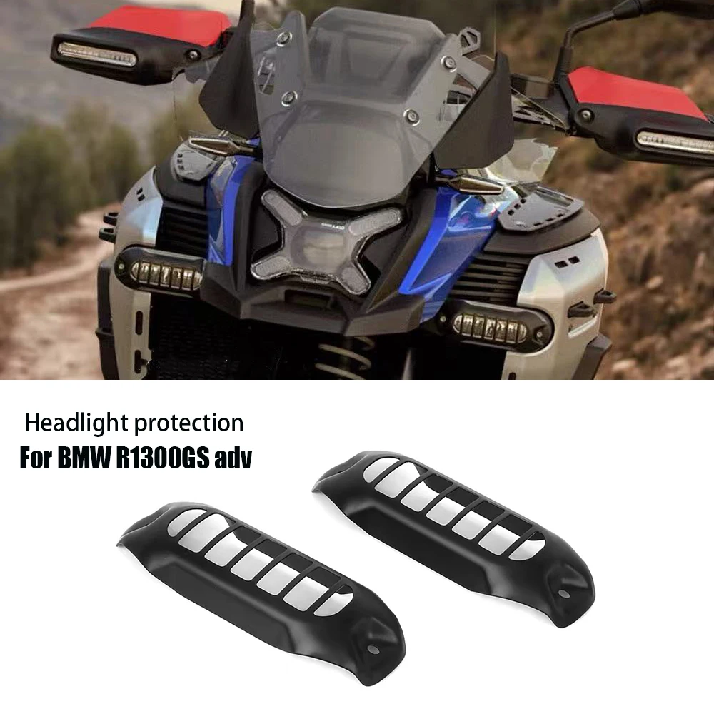 

R1300GS ADV LED Auxiliary Light Cover Motorcycle Accessories Lamp Holder Guard Grille For BMW R 1300 GS Adventure 2024 2025