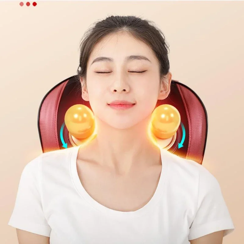 

Lengthen Body Massager Extendable Head Cushion for Shoulder Neck and Waist Kneading and Relaxation Adjustable Massage Device