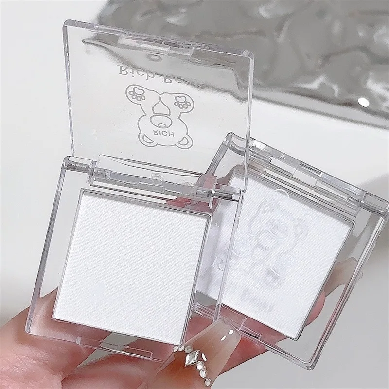 Mattes Highlighter-Puder für Tränenrillen und unter den Augen, natürlicher reinweißer aufhellender Schatten, 3D-Kontur-Gesichtsstraffungs-Make-up – Detail 11