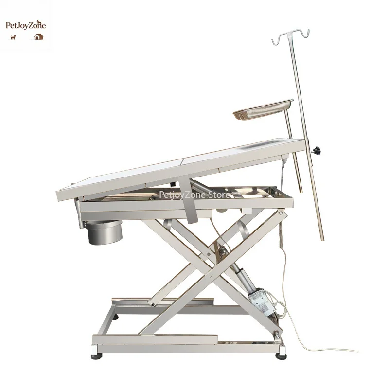 

Adjustable Stainless Steel Veterinary Surgical Table Electric Tilt Operating Table For Pet Hospital Animal Surgery Equipment
