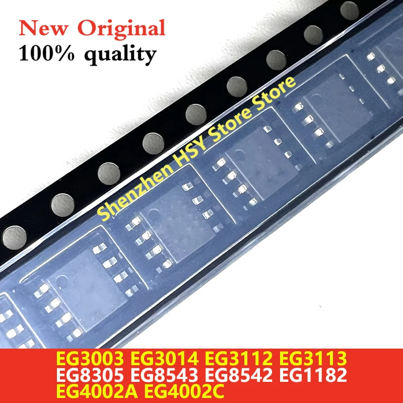 (10piece) 100% New EG3003 EG3014 EG3112 EG3113 EG8305 EG8543 EG8542 EG1182 EG4002A EG4002C sop-8 Chipset