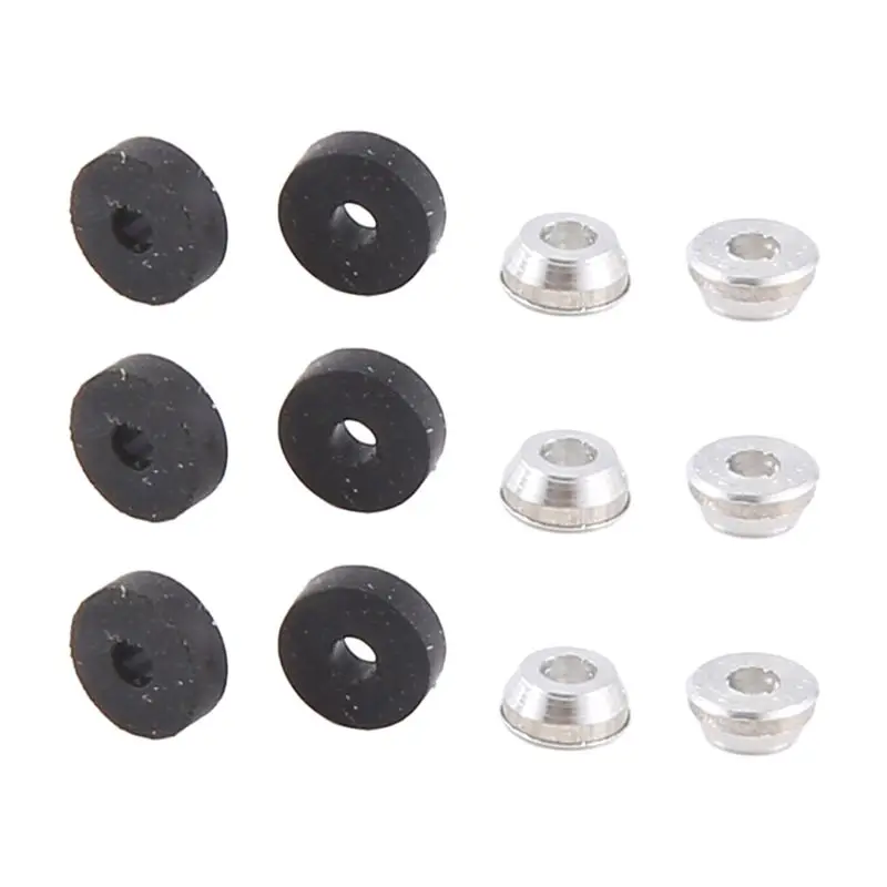 Y22A-6Pcs Rubber Ring Set For Wltoys V966 V977 XK K110 K120 RC Helicopter Airplane Drone Spare Parts Accessories