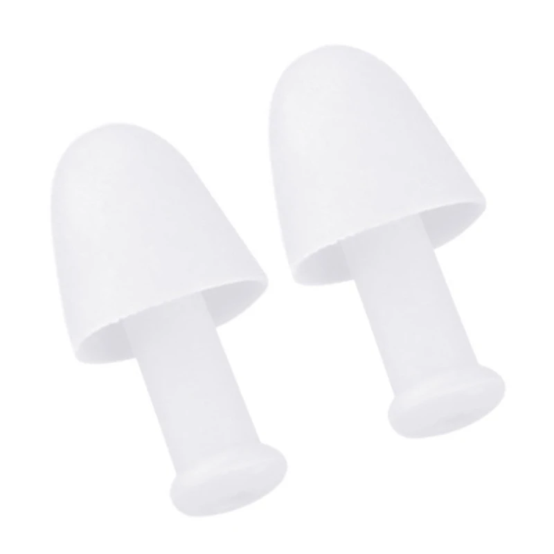 زوج واحد من سدادات الأذن المصنوعة من السيليكون الناعم للحد من الضوضاء، سدادات الأذن تدوم طويلاً