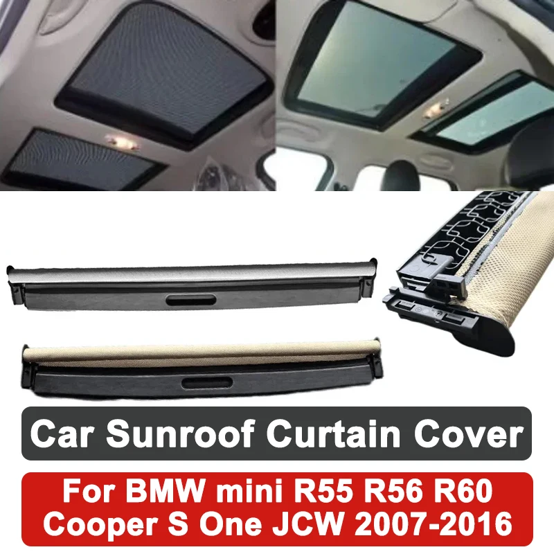 

For BMW Mini R55 R56 R60 Cooper S One JCW 2007-2016 Windshield Sunshades Visor Car Sun Protector Sun Shade Curtain Assembly