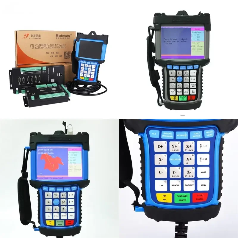 for Richuto B58 4 Axis Color Display Motion Controller DSP CNC Handle for 4x8 Feet Numerical Control Router Woodworking