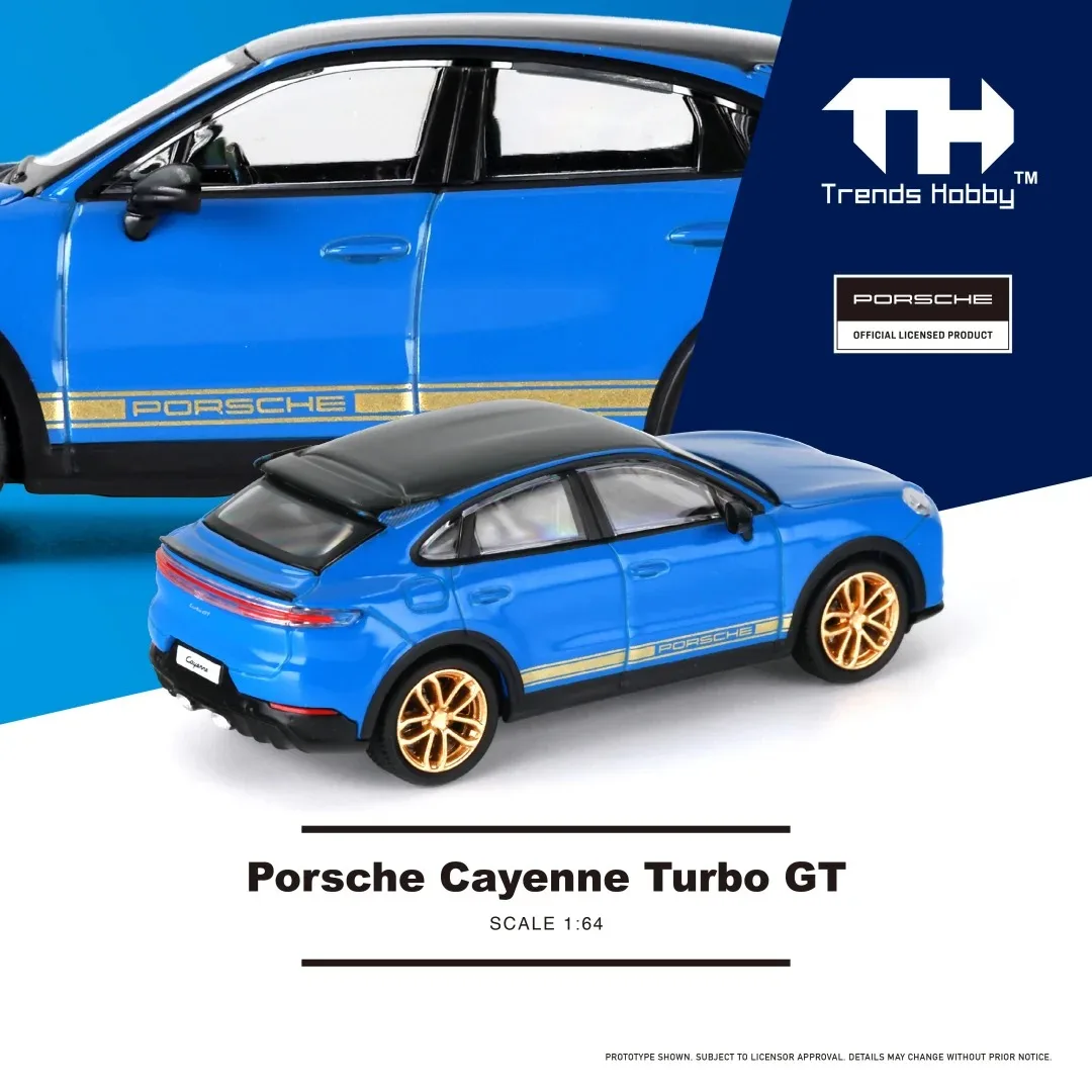 トレンドホビー 1/64 ポルシェ カイエン ターボGT 合金ダイキャストカーモデル コレクションギフト