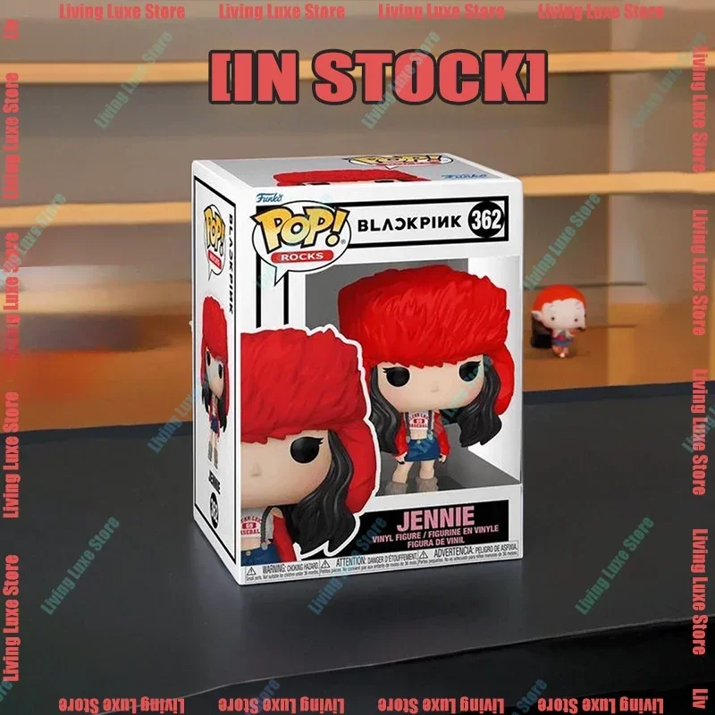 نموذج تمثال Funko Pop Blackpink الأصلي الرسمي من Lisa Jennie Jisoo Rosé نموذج مجموعة شخصيات