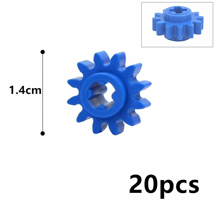 MOC High-Tech Gear assembla particelle di mattoni fai da te 47896 10197 44809 69778 Hub connettore Pin con assi Building Block giocattoli per bambini