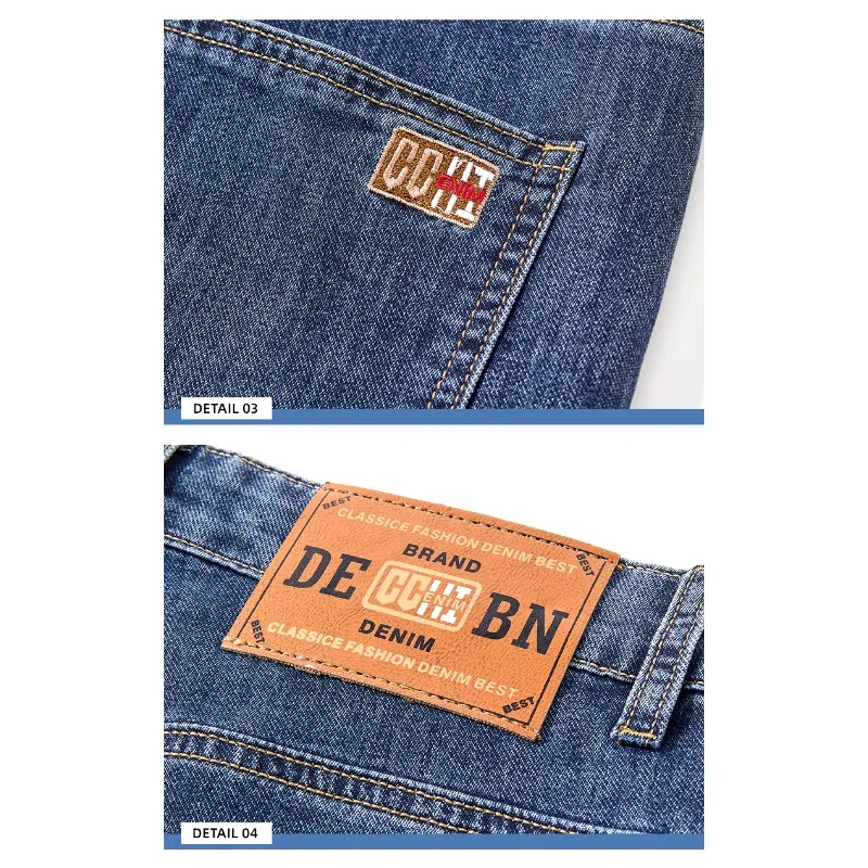 Summer 2026 Men's Ultra-Thin Soft Straight Denim Jeans Premium Luxury Vintage Dark Wash Casual Trousers All Match