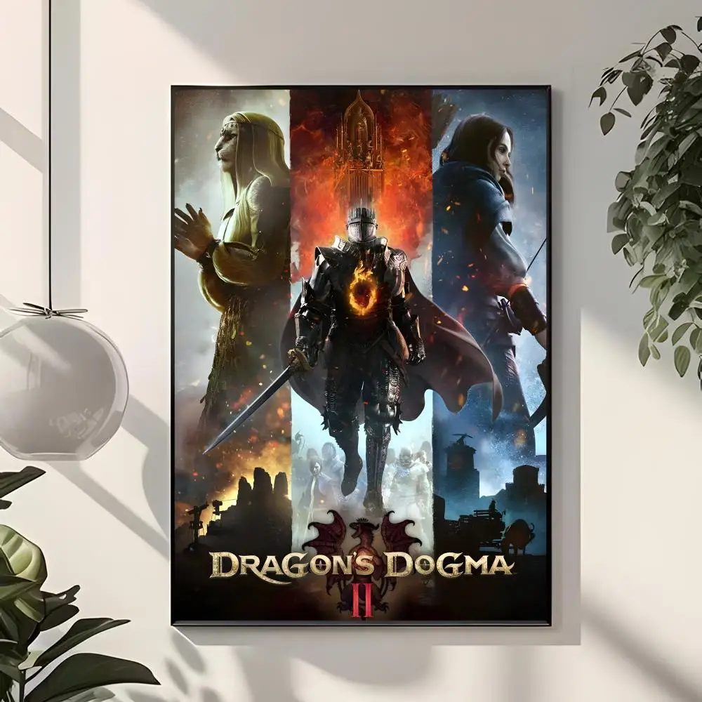 epic game D-Dragons Dogma Poster Modern Home Decor & Interior Design | Wall Art Collection