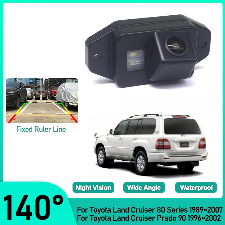 

CCD HD Fisheye Rear View Camera For Toyota Land Cruiser 80 Series 1989~2007 Land Cruiser Prado 90 1996~2002 Car Reverse Monitor