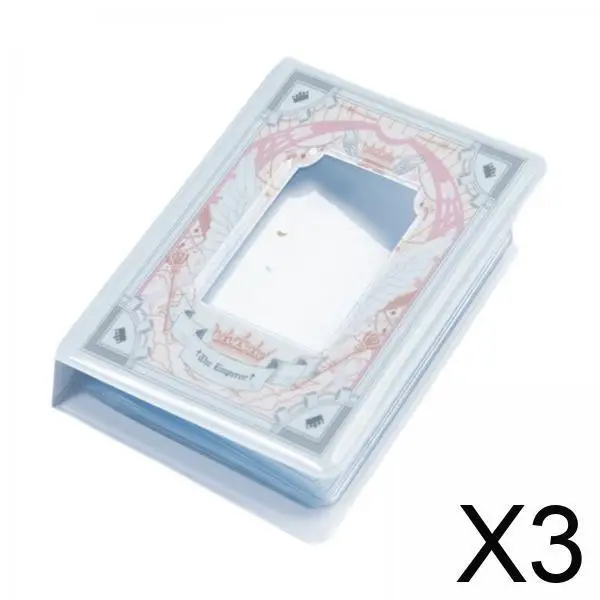 

3x 3 Inch Mini Photo Album for , Compact Binder for Collecting