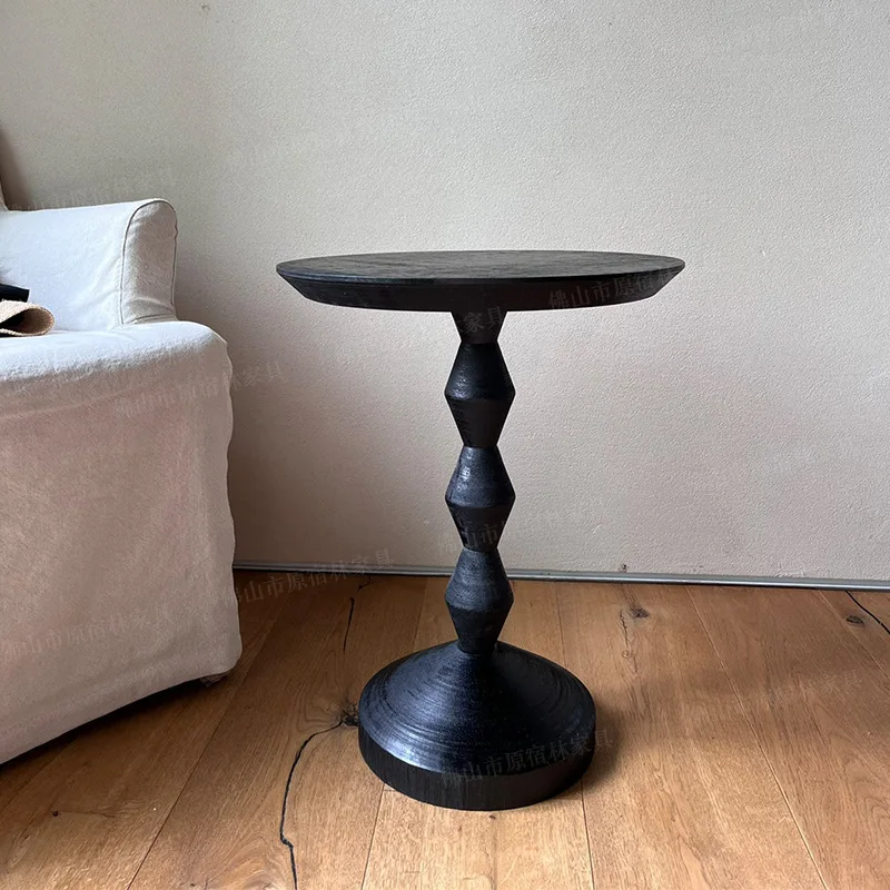 HYS building block few solid wood retro small edge few afternoon tea table wooden surprise quiet wind small round few