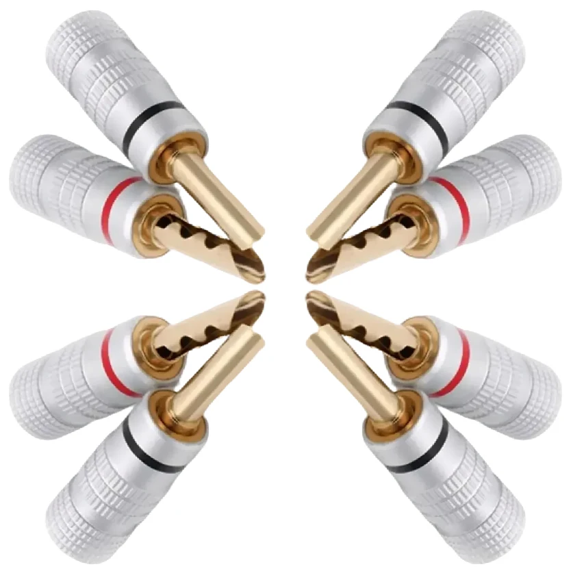 

Gold Plated Speake Connector Copper 4mm Banana Male Plug