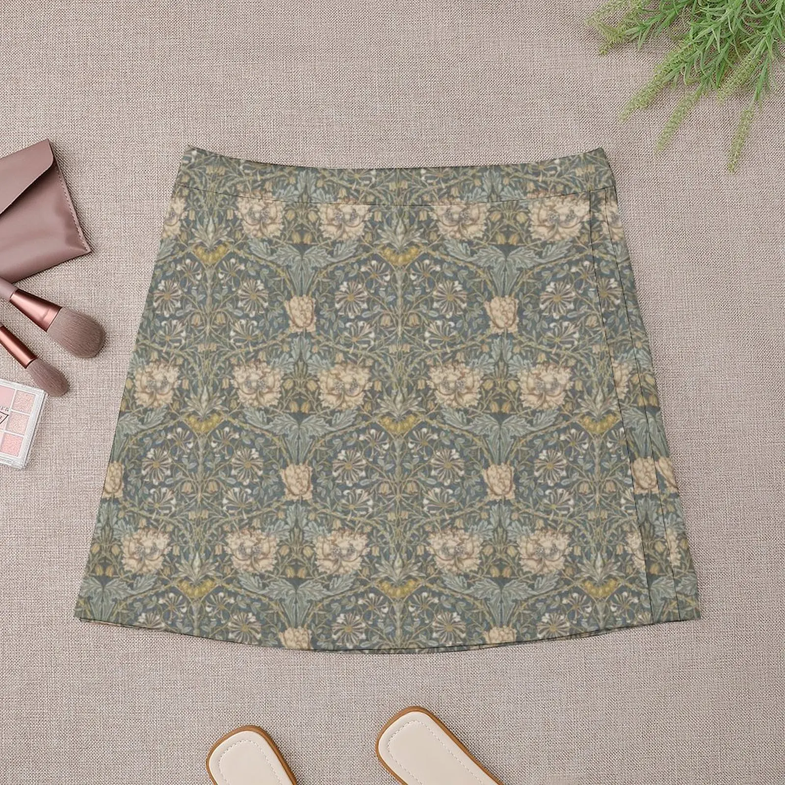 Morris Flowers Mini Skirt Female clothing festival outfit women Mini Skirt