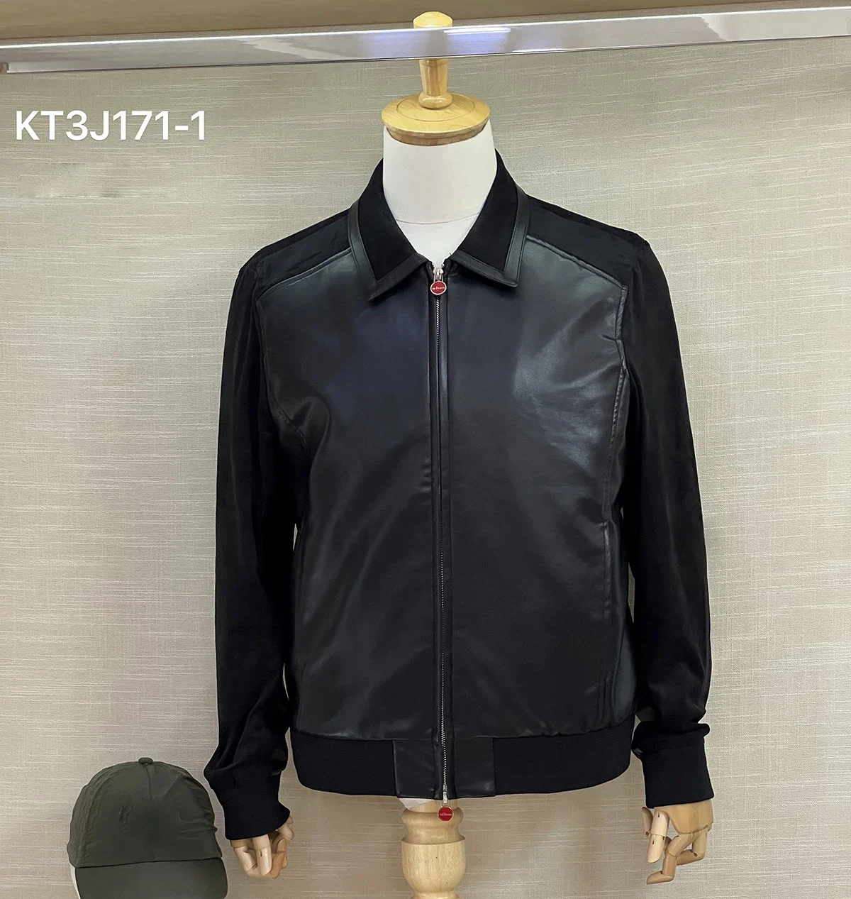 

Мужская прямая куртка на молнии, Осень-зима