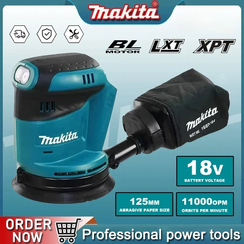 makita-rechargeable-disc-dbo180z-brushless-random-orbital-sander-woodworking-sanding-putty-polishing-bare-tool