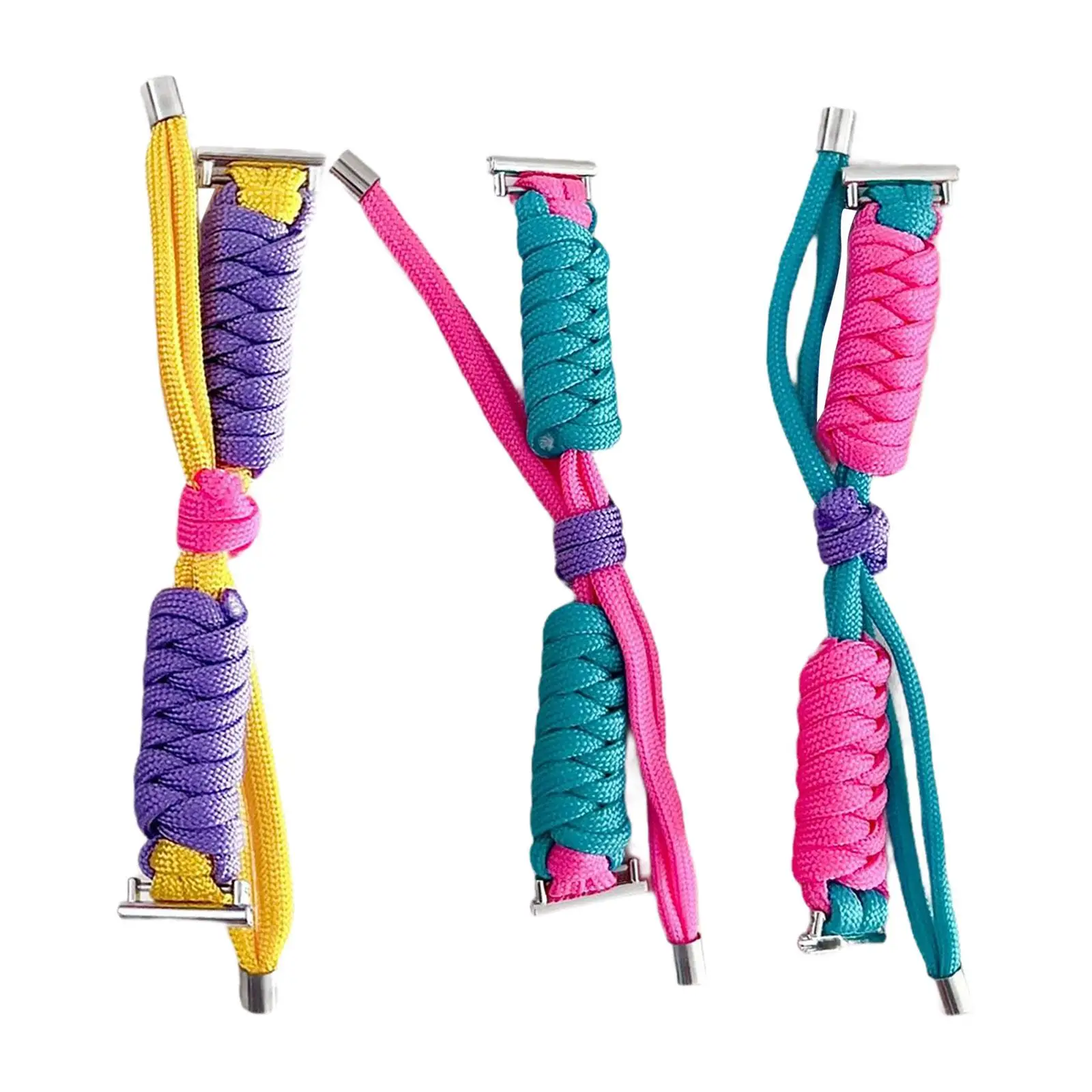 Braided Sport Outdoor Wristband Handmade Replacement Strap Women Men Nylon Braided Replacement Watch Band for Watch4/3Pro GT4