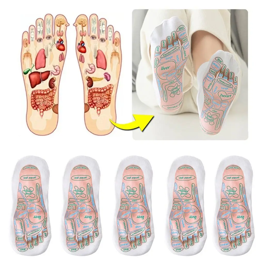 with Massage Tool Feet Massage Socks Acupressure Reflexology Socks Feet Massage Tool Physiotherapy Massage Socks