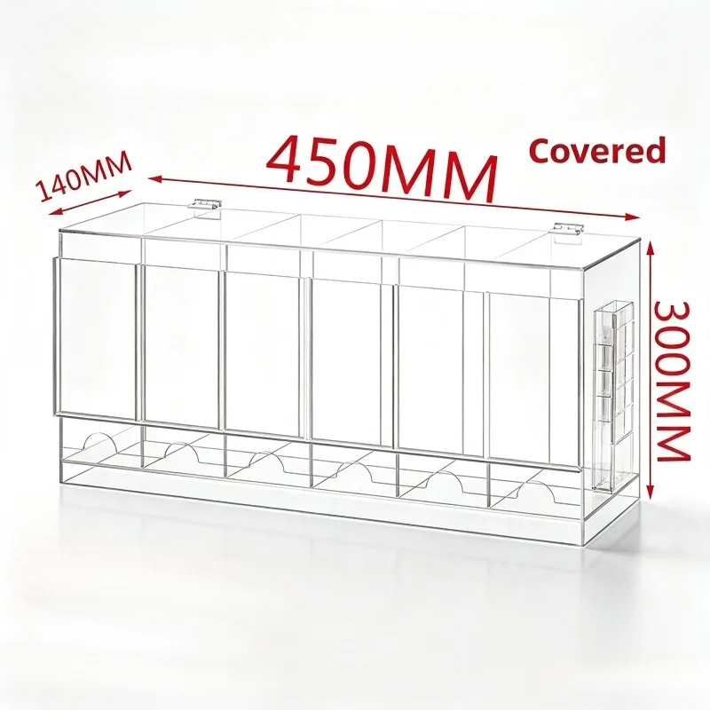 Acrylic 3-slot 6-slot Booster Pack Dispenser, Acrylic Booster Pack Card Display Stand, Hand Puppet Display Case