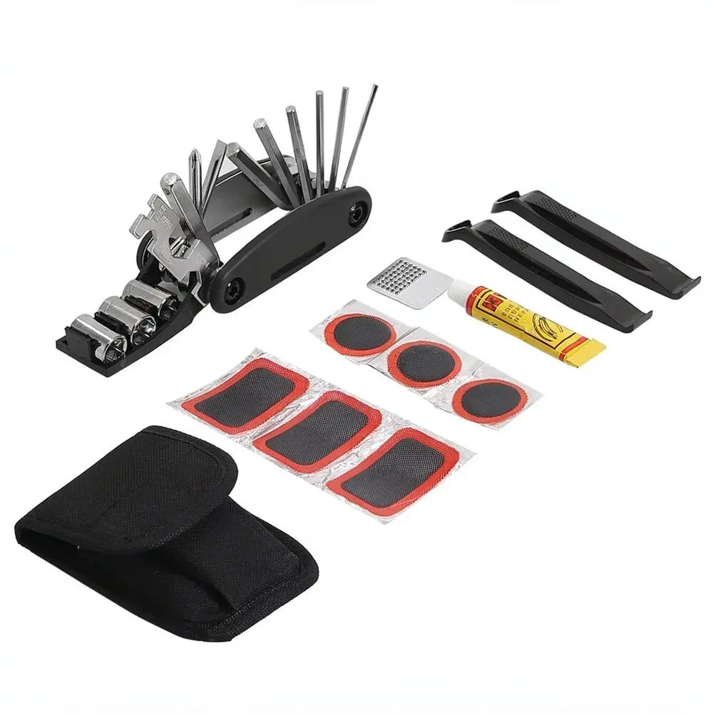 Portable Cycling Maintenance Tool Kit Multi Functional Bike Repair Set For Road Mountain Bicycle Emergency Fix Gear