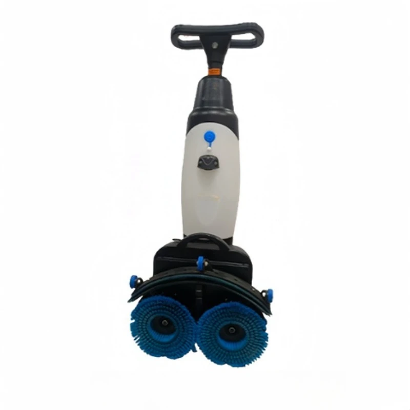 800W Plastic Washer Floor Cleaning Equipment Street Scrubber Mini Road Sweeper Automatic Driving Type