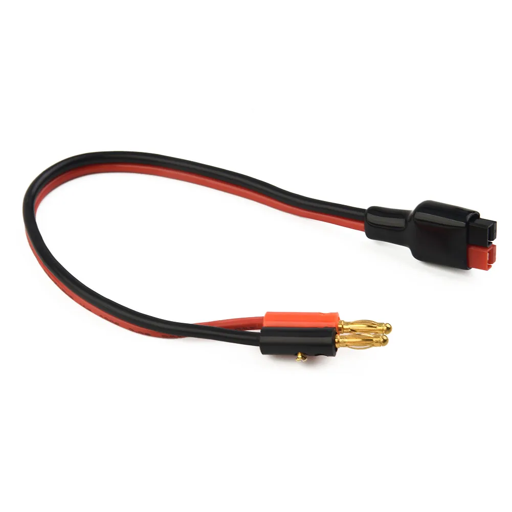 

1PC 30A Connector to 4mm Banana Adapter Cable with 12AWG Wire Length Choices of 30cm or 60cm Suitable for Various Applications