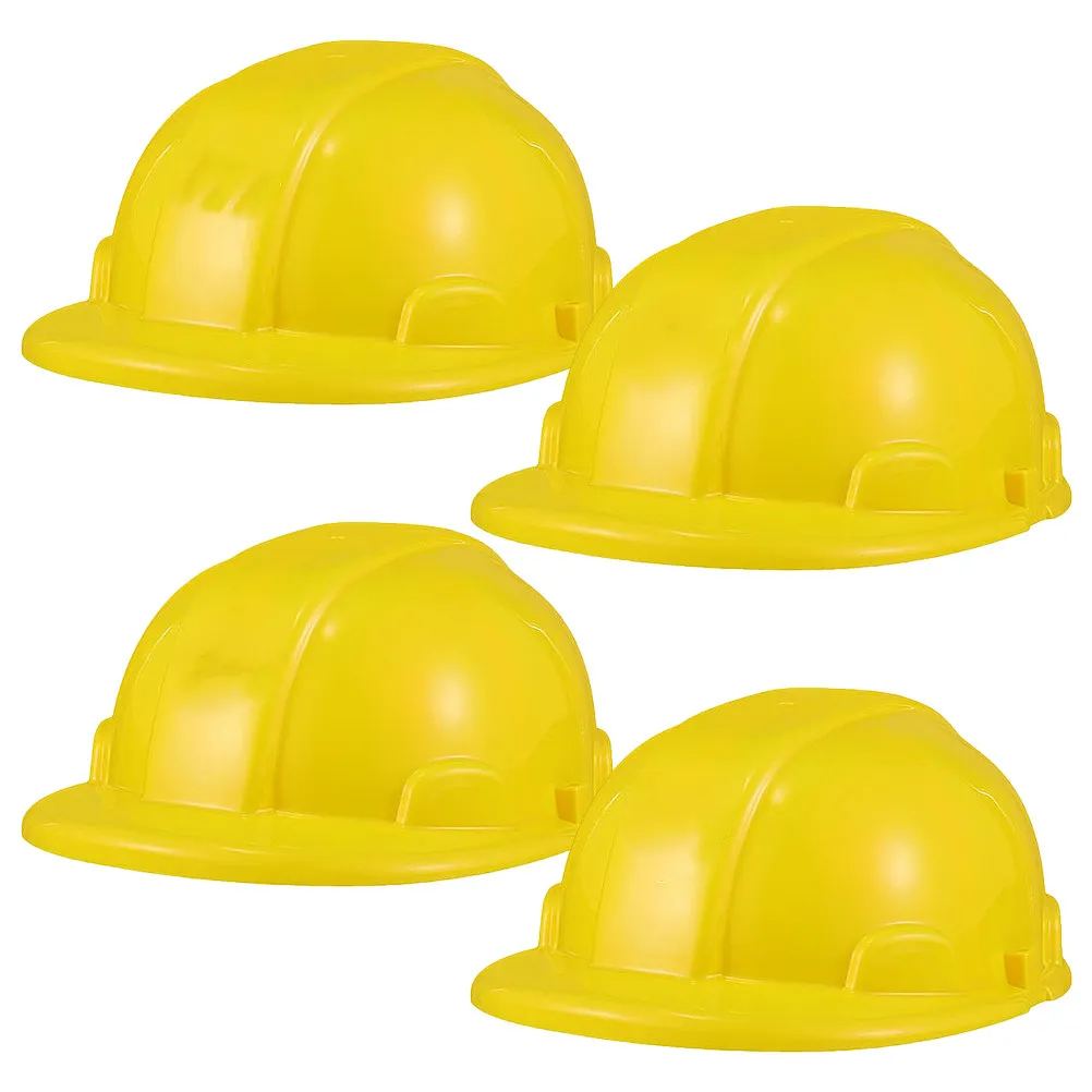 9Pcs Kids Construction Hard Hat Set Bright Color Pretend Play Engineer Safety Cap for Indoor Outdoor Role Play Party Costume - view 5