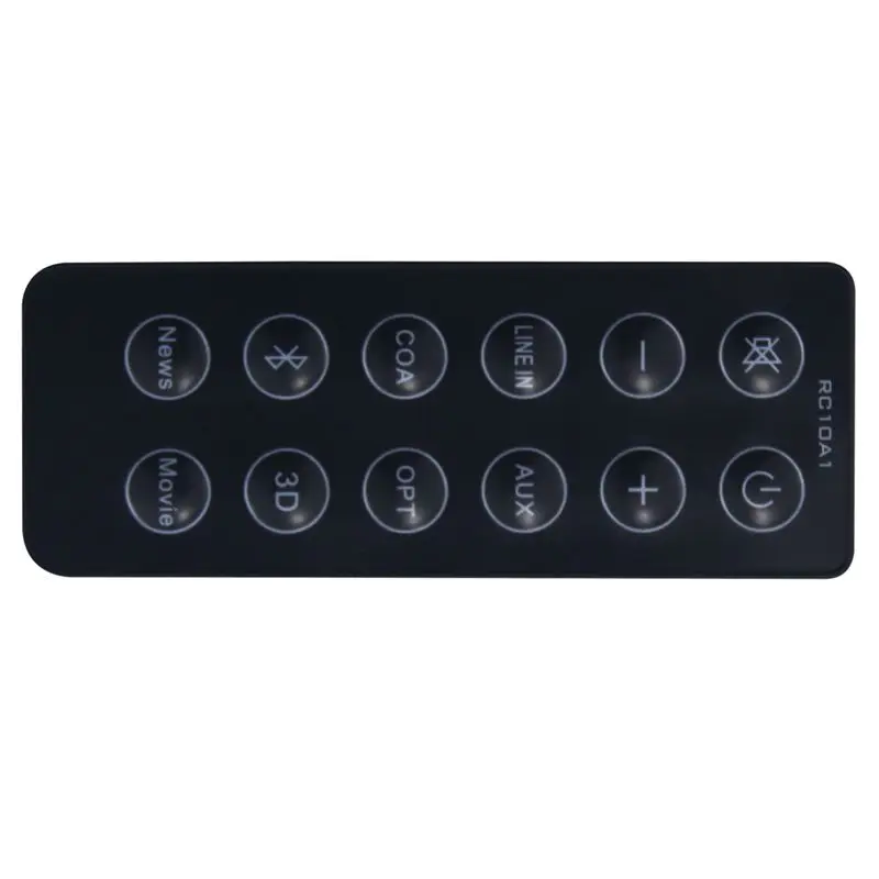ABUO RC10A1 Remote Control Replacement for Edifier B3 Sound Speaker System, Spare Parts Accessories, Black