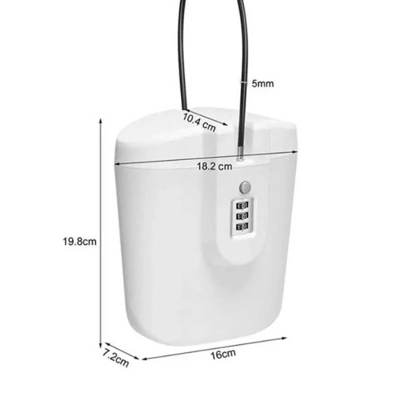 Mini Outdoor Portable EDC Password Lock Storage Box Waterproof Jewelry Key Cash Hidden Safe Tool